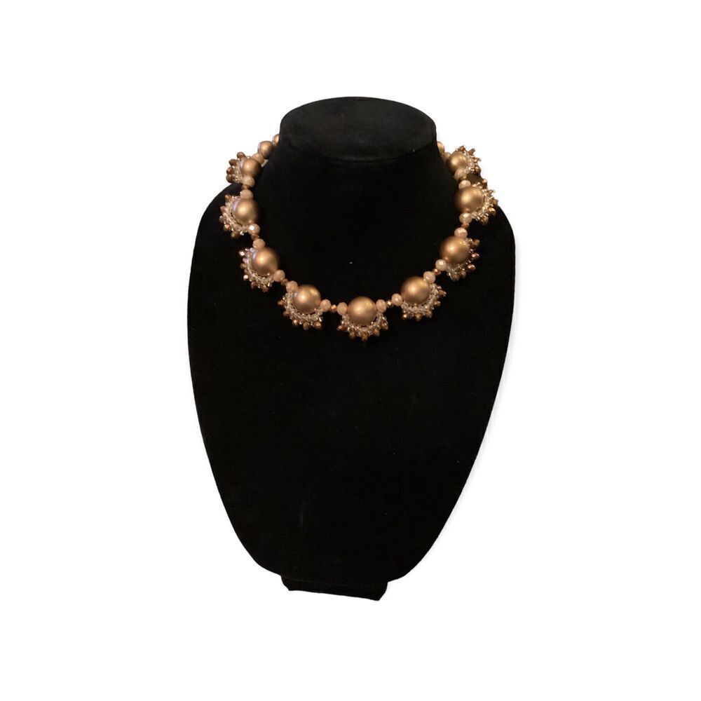 Vintage Beaded Choker Necklace